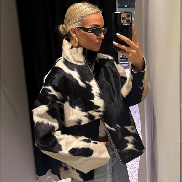 Genuine Cowhide Leather Jacket - Never Been Worn - Picture 2 of 5